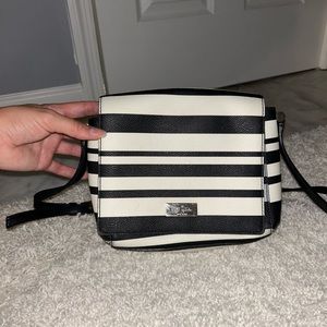 Kate Spade Black and White Crossbody Bag
